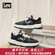 Lee男鞋冬季新款休閑鞋男韓版潮流低幫男士板鞋車(chē)縫線(xiàn)運動(dòng)鞋子男潮鞋 黑色 38 【偏大/請拍小一碼】