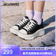 斯凱奇（Skechers）女鞋經(jīng)典百搭帆布鞋厚底增高休閑鞋軟底舒適透氣板鞋戶(hù)外鞋177435