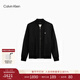 Calvin KleinJeans春秋男女情侶經(jīng)典商務(wù)通勤休閑ck挺括棒球領(lǐng)飛行員夾克外套 UB1-太空黑 2XL
