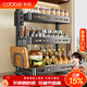 卡貝（cobbe）廚房置物架調料架臺面廚具收納調味品儲物架子刀架多功能架子多層