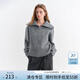 范思藍恩灰色學(xué)院風(fēng)大翻領(lǐng)針織衫女冬季2025新款氣質(zhì)通勤開(kāi)衫4221 灰色 M