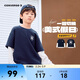 匡威Converse男女童純棉拼接假兩件長(cháng)T2025年秋季新款時(shí)尚舒適上衣