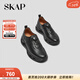 圣伽步（SKAP）運動(dòng)休閑鞋男士透氣戶(hù)外旅游老爹鞋 黑色 41