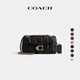 蔻馳（COACH）【禮物】【專(zhuān)享直降】女士菱格紋絎縫TABBY 20號單肩斜挎冬季女包 B4黑色
