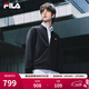 FILA 斐樂(lè )官方男子針織長(cháng)袖外套25秋冬季新款時(shí)尚休閑商務(wù)行政棒球服 傳奇藍-NV XL 180/100A/XL