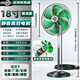 森和工業(yè)風(fēng)扇落地扇臺式家用立式電風(fēng)扇大風(fēng)力搖頭變頻強力電扇客廳商用工廠(chǎng)車(chē)間 【18寸】搖頭扇|升降+左右搖頭