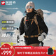 探路者（TOREAD）沖鋒衣三合一戶(hù)外男女冬季羽絨登山服防水防風(fēng)外套 黑色 L