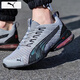 彪馬（PUMA）男鞋女鞋跑步鞋 2026春季新款運動(dòng)鞋耐磨登山休閑網(wǎng)面透氣慢跑鞋 【10cell技術(shù)】淺灰色-黑色-紅色 主推款 37.5 (內長(cháng)235mm)
