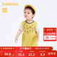 巴拉巴拉寶寶連體衣嬰兒衣服哈衣爬服2024夏裝假兩件時(shí)髦舒適208224120203