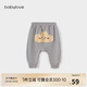 babylove男女寶寶褲子春季純棉寬松大pp褲嬰兒外出長(cháng)褲可愛(ài)百搭休閑褲
