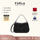 芙拉（FURLA）【禮物】【明星同款】FLOW中號牛皮女士手提包單肩斜挎包 黑色