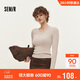 森馬（Semir）森柔|針織衫女冬鵝蛋領(lǐng)純色緊身上衣2025顯瘦羊毛衫109725107004