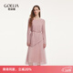 歌莉婭 高級感針織套裝女秋冬流行穿搭大方得體一整套兩件套裙1BCRAC050 22H花粉紅 M