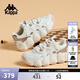 卡帕（Kappa）背靠背運動(dòng)鞋女2025新款休閑厚底老爹鞋情侶復古面包鞋K0F85MC66 冬日白/玫瑰金-0106 36