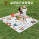 駱駝（CAMEL）野餐墊戶(hù)外露營(yíng)帳篷防潮墊郊游野炊防水坐墊地墊地布加厚 P001B