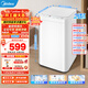 美的（Midea）波輪洗衣機全自動(dòng)3kg 迷你小型母嬰兒童內衣褲襪洗衣機健康除螨洗 MB30V21EPLUS 波輪