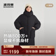波司登（BOSIDENG）25新款羽絨服女中長(cháng)款90絨時(shí)尚休閑厚冬季保暖外套B250245252 黑色8056 L 170/92A 體重約120-130斤