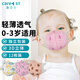 Care1st嘉衛士?jì)和谡?寶寶立體口罩 秋冬保暖防塵防飛沫女寶12枚獨立裝