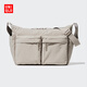 優(yōu)衣庫男裝女裝休閑挎包單肩包防潑水背包26春夏新款481630 481630/31米色 均碼(33.5 × 11 × 26.5 cm )