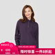 LAFUMA樂(lè )飛葉戶(hù)外衛衣女 秋冬寬松半拉鏈套頭長(cháng)袖T恤休閑上衣 LFTS4DW75 漿果紫PL 160/80A（36）
