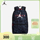NIKE JORDAN 耐克AJ雙肩背包大容量帶筆記本保護套大學(xué)生書(shū)包 正黑色/喬丹紅 8/20【49*29*16cm 約22.7L】