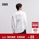 森馬（Semir）×RYO藝術(shù)家系列長(cháng)袖T恤男上衣冬季情侶裝oversize潮101724101201