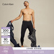 Calvin Klein【CK熱引力保暖內衣】本命年新年紅排汗發(fā)熱秋衣褲隨心選 AD0002-UB1-男保暖長(cháng)褲松露黑 M