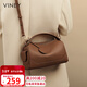 viney牛皮斜挎包包女包大容量單肩手提枕頭包生日禮物高級感送女友老婆
