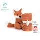 Jellycat害羞小狐貍安撫巾毛絨玩偶哄睡新生系列新品生日新年禮物 橘色 高15 X 寬36CM