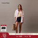 Calvin KleinJeans25夏季女士美式復古潮流ck性感辣妹高腰微彈洗水牛仔短褲