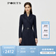 PORTS寶姿秋冬新品女裝長(cháng)袖中長(cháng)連衣裙ALM9N013LCF030 丈青-1 XXS (0)