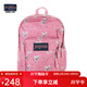 JANSPORT杰斯伯雙肩包男士背包高中大學(xué)女書(shū)包TDN7 4P6 愛(ài)心犬-18年復古款