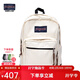 JANSPORT杰斯伯雙肩包女男復刻暮光學(xué)生電腦包旅行背包書(shū)包 4QVA7S1椰奶白-側袋+隔層