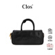CLOS原創(chuàng  )ModBow復古保齡球包植鞣頭層小牛皮手提斜挎包 植鞣黑 小包
