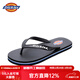 Dickies拖鞋男潮流百搭休閑人字拖夏季情侶拖鞋 黑色 41 