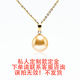 天使之淚S925銀海水珍珠吊墜akoya真多麻 極光正圓高品質(zhì)珍珠送女友生日 8-9mm