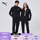 彪馬（PUMA）黑色跑步運動(dòng)套裝男女款新款春季休閑外套長(cháng)褲849543 黑色-01 M(上裝:175/96A 下裝:175/74A) 【尺碼偏小】