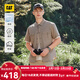 卡特（CAT）25新品男士戶(hù)外美式工裝風(fēng)襯衫夾克短袖外套商場(chǎng)同款 綠色 S
