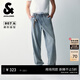 杰克·瓊斯（JACK&JONES）男裝潮時(shí)尚高街酷帥舒適百搭個(gè)性基礎簡(jiǎn)約風(fēng)長(cháng)褲牛仔褲225232066 E40淺牛仔藍 34 180 W34/L32