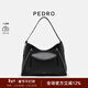 PEDRO大號機車(chē)包26冬季新品通勤托特包斜挎包女包PW2-35060024 黑色 M