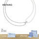 HEFANG何方珠寶星光扭結項鏈銀優(yōu)雅高級感生日禮物送女友老婆 銀色