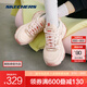 斯凱奇（Skechers）機甲鞋丨男女復古撞色運動(dòng)緩震秋冬保暖跑步鞋休閑老爹鞋 女款-粉色彩霞/PINK 37.5
