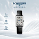 浪琴（LONGINES）瑞士手表 黛綽維納系列 女士皮帶石英表L55124710