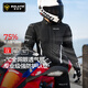 速萊特摩托車(chē)騎行服仿賽防摔春夏透氣騎行服機車(chē)服男女專(zhuān)用機車(chē)裝備套裝 0602【黑色上衣】春夏款/透氣/CE護具 4XL