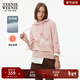 Teenie Weenie小熊女裝衛衣冬季學(xué)院連帽簡(jiǎn)約休閑萌趣加絨保暖上衣 粉色 S (160)