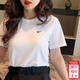 耐克（NIKE）女裝男裝短袖 26春夏新款運動(dòng)服透氣休閑服寬松上衣女T恤休閑短袖 BV0508-100/白色/新款到貨 M (170/88A)