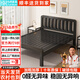 科虎【順豐入戶(hù)】鐵藝床雙人1.8*2米家用鐵架床加厚鋼架床 黑床板簡(jiǎn)尾【嚴選推薦款】 1.5*1.9/2.0m【默認內徑2.0】