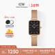 丹尼爾惠靈頓（DanielWellington）【學(xué)生禮物】DW女士手表復古小方表輕奢小眾石英腕表送女友DW432