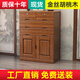 冠軍木語(yǔ)胡桃木實(shí)木斗柜臥室儲物柜現代簡(jiǎn)約客廳靠墻收納柜大容量抽屜柜子 兩門(mén)四斗柜