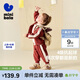 迷你巴拉男童女童長(cháng)袖套裝寶寶休閑嬰兒衣服套裝學(xué)院兩件套2025新品